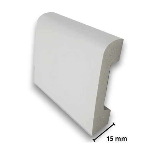 Zocalo PVC Arqui 585 - 70mm x 15mm x 5,7m - Color H02