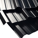 Chapa Trapezoidal Prepintada Negro Cal 26 Util 1m AGP