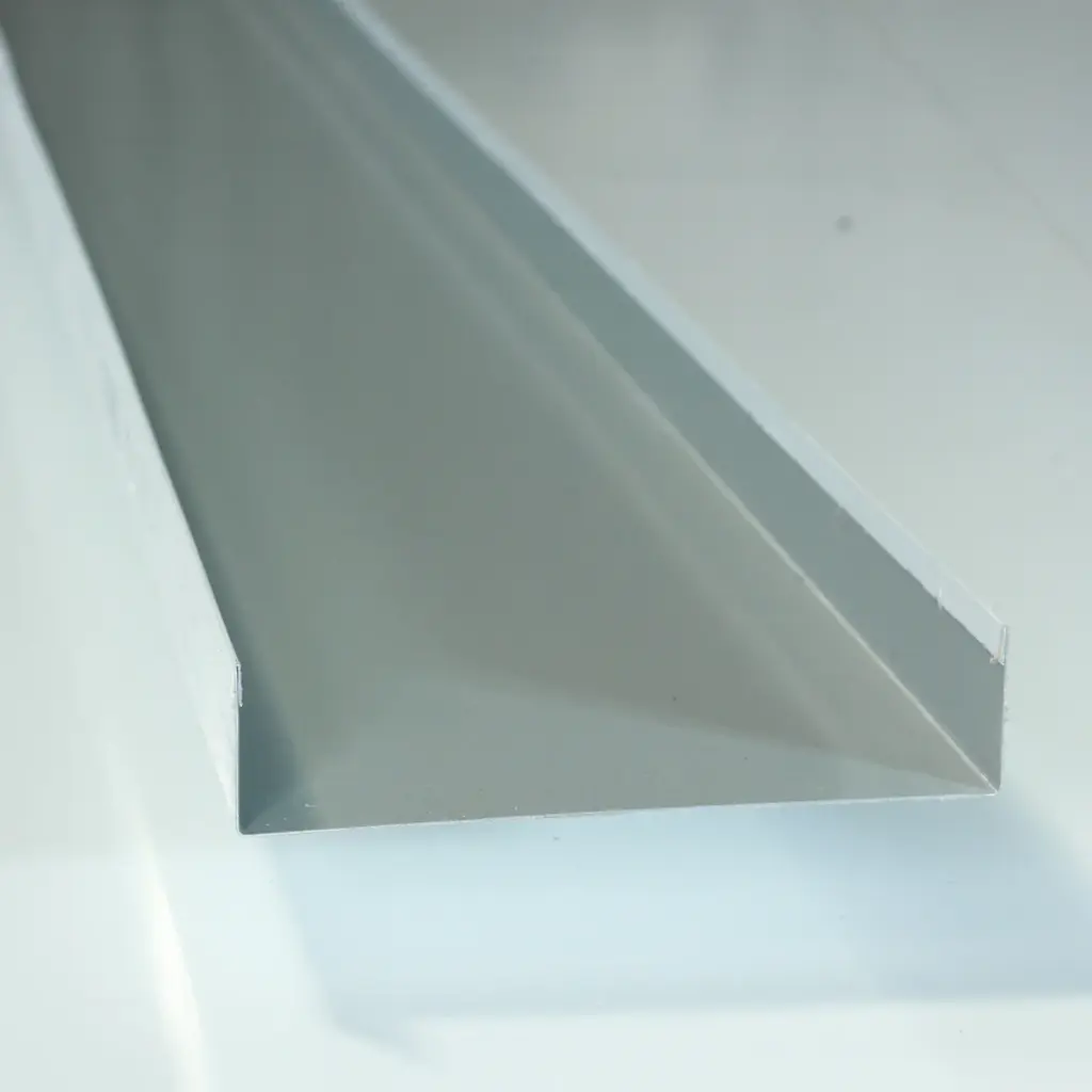 Lateral Iso-Panel 100 mm x 40mm x 3m Tipo U Blanco Exterior MID 