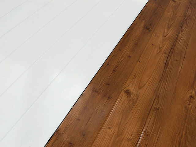 Euro Panel Teja Colonial Poliuretano Cieloraso Madera 1m