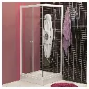 Cabina Ducha Esquinera Blanca 80 x 80 x 200cm 1616692