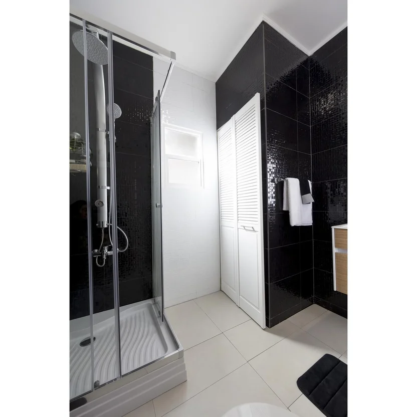 Cabina Ducha Esquinera Blanca 80 x 80 x 200cm 1616692