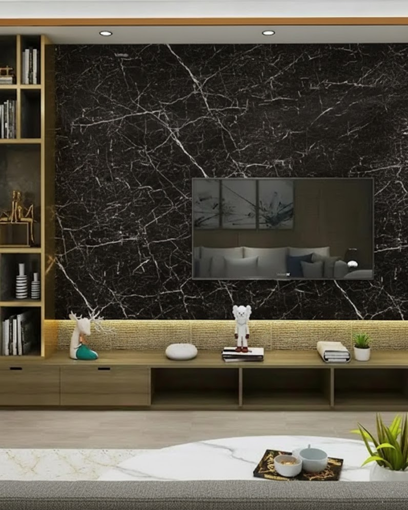 Placa Simil Marmol + Film 3mm x 1.2m x 2.4m 3353