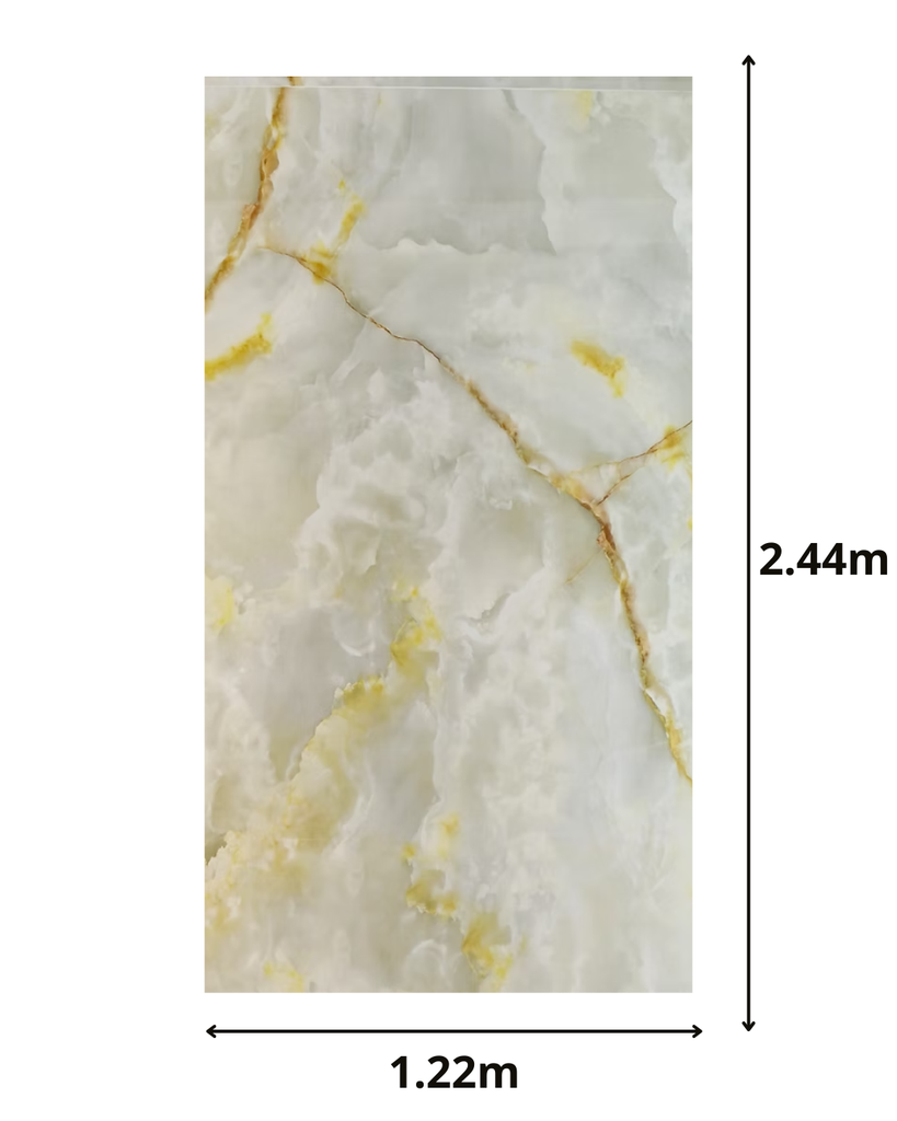 Placa Simil Marmol + Film 3mm x 1.2m x 2.4m 5386