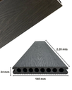 Deck exterior WPC Light Grey 24mm x 140mm x 2.20m
