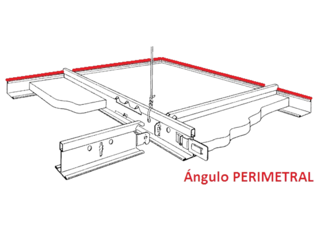Perimetral TX Cielorraso Armstrong x 3m