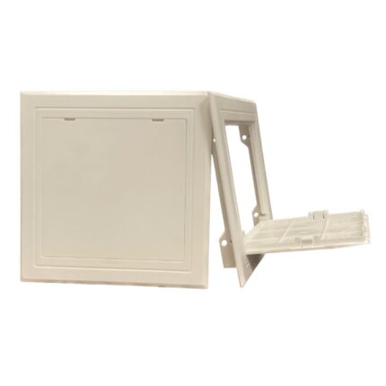 Tapa Registro-Alu Blanco 80 x 80