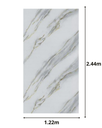 Placa Símil Mármol  3mm x 1.2m x 2.4m - 03
