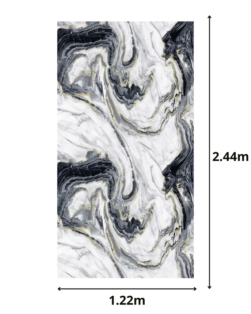 Placa Símil Mármol  3mm x 1.2m x 2.4m - 03