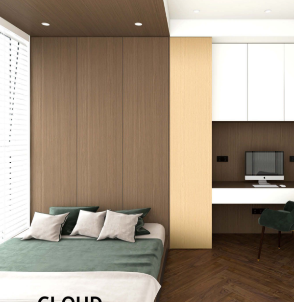 Revestimiento Bambu - Madera Castaño 1.20m x 2.80m x 5mm 