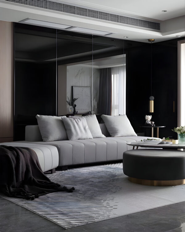 Revestimiento Bambú - Espejo Negro Espejado 1.22m x 2.44m x 5mm