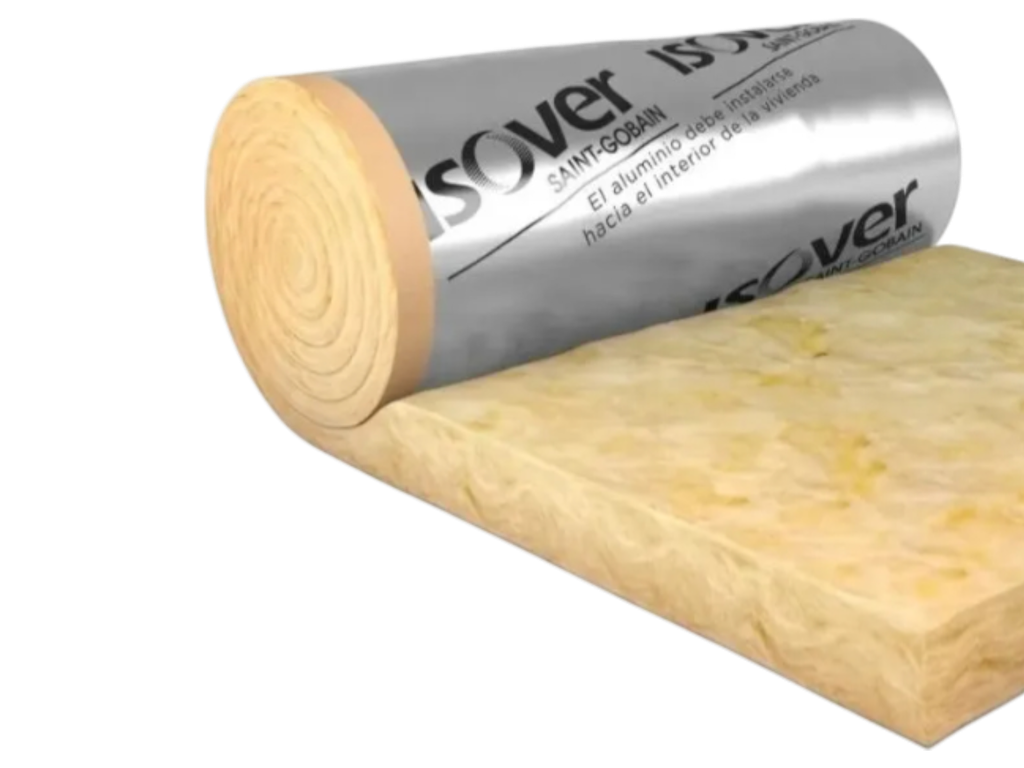 Lana ISOVER Con Aluminio 50mm x 1,2m x 12m x 14.4 m2