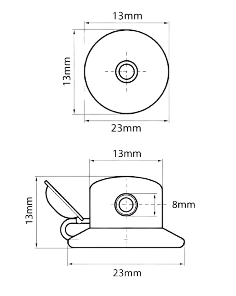 Tapa para Tornillo Autoperforante - Gris