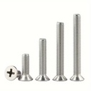 Tornillo M5 Acero Inoxidable C/Fresada 5mm x 12mm