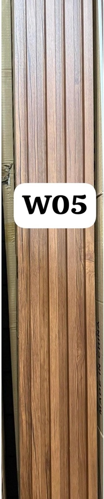 WPC Nogal oscuro veteado - 2.90 m x 16.9 cm x 2.9 cm