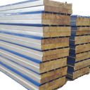 Isopanel Lana Roca Trapezoidal 0.4mm x 95cm x 145mm Roof Rock Wool 100mm RAL 3020