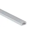 Zócalo Aluminio Embutir x 2m Completo Y2427