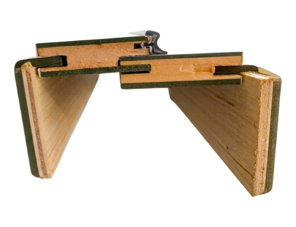 Puerta Int HDF Marco Ajustable 2m x 80cm x 40mm - 002