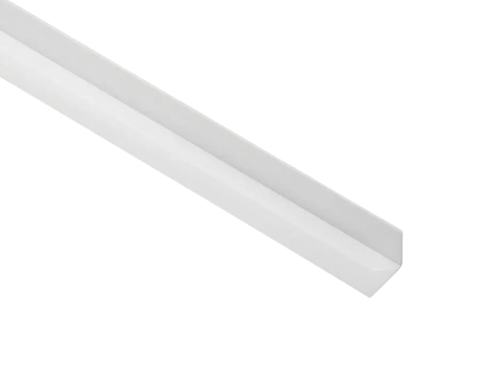 Angulo Aluminio Blanco 30mm x 30mm x 6.4m