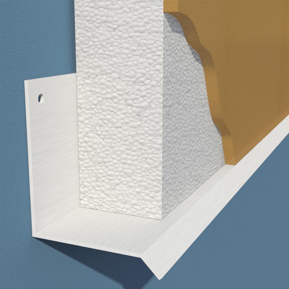 Perfil de Arranque EIFS Botagua Vinyl Corp x 2'' - 50mm x 3,05m