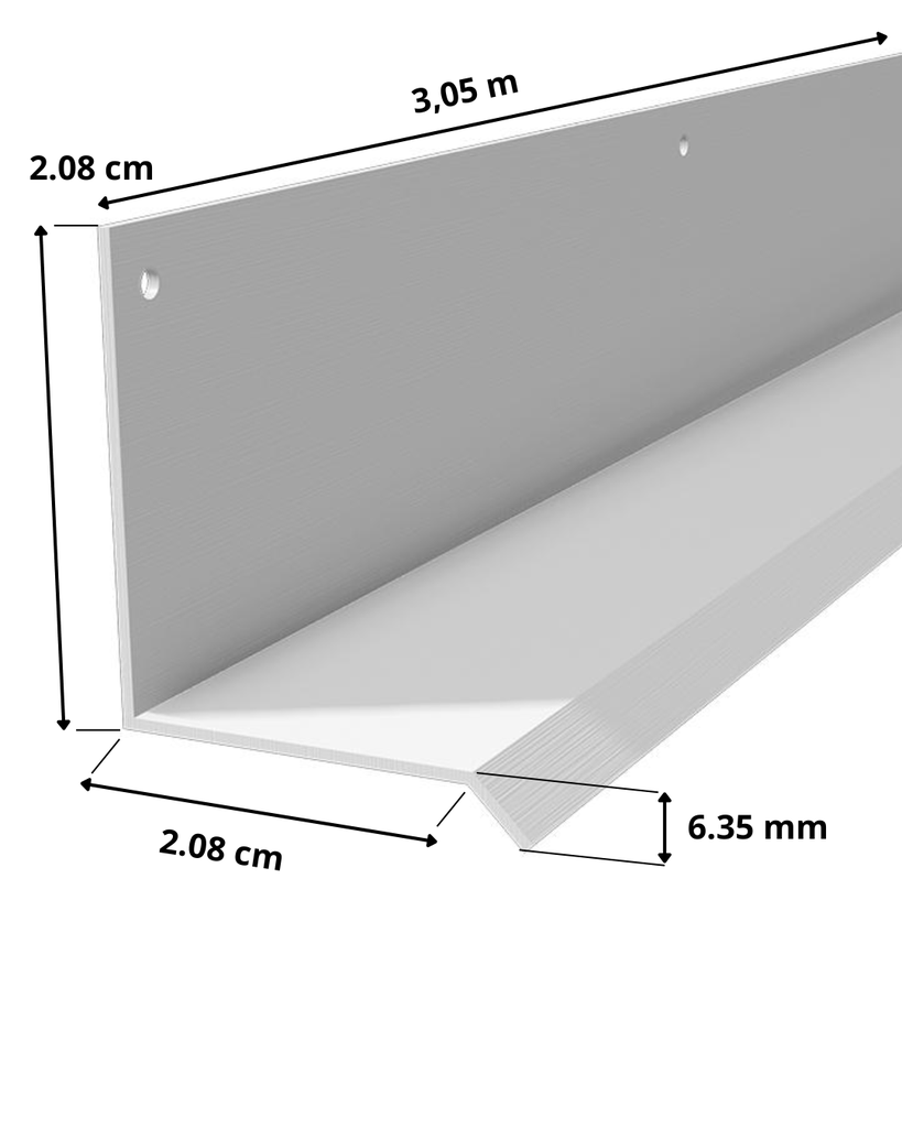 Perfil de Arranque EIFS Botagua Vinyl Corp x 2'' - 50mm x 3,05m