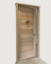 Puerta de Cedro Mara con Tableros Horizontales 