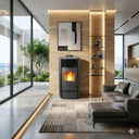 Calefactor a Pellet Bambina 6 kW
