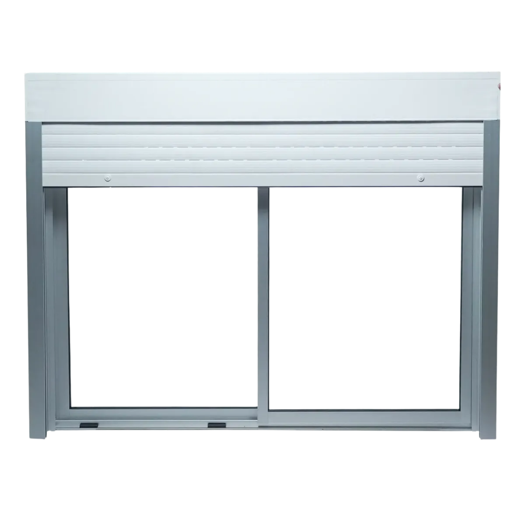 Aluminio Ventana Serie 20 - 180cm x 120cm + Monoblock PVC
