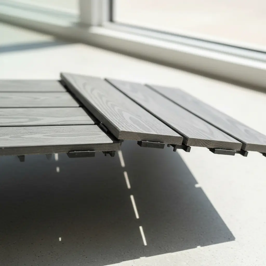 Deck Simil Madera Para Exterior en WPC Silver Grey 