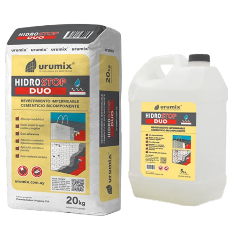 Urumix Hidro Stop Duo Seal Impermeable Sellador 20kg + 5lt