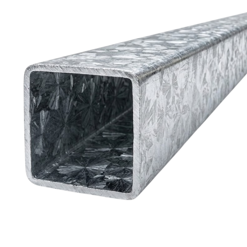Caño Galvanizado 120 x 120 x 2 mm x 6m 