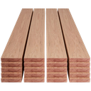 Eucaliptus Madera Nacional Cepillado 6'' x 2'' x 3.3m