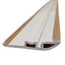 Junta Reducción PVC Símil Madera Tipo T x 2.4m - YM 6045-1