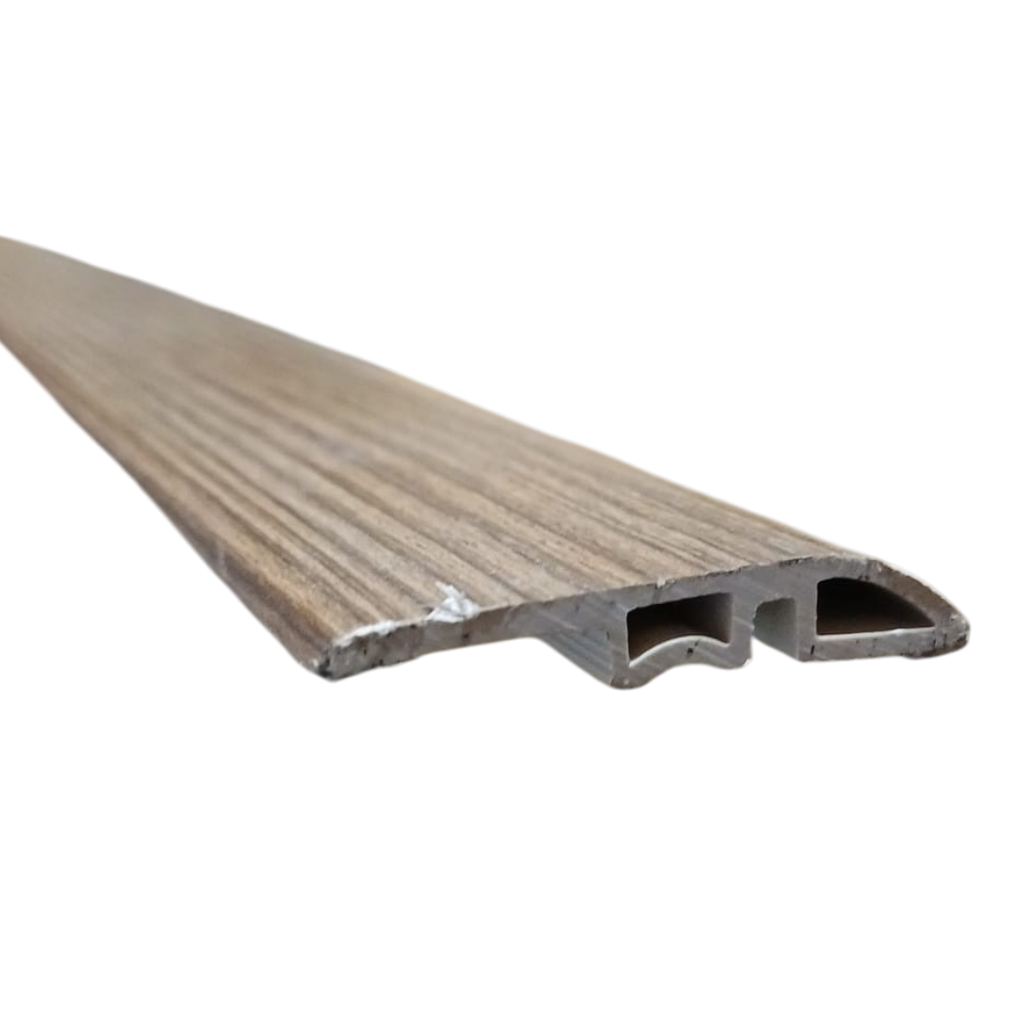 Junta Reducción PVC Símil Madera Tipo T x 2.4m - YM 6045-1