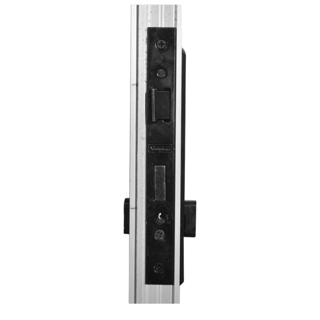 Puerta todo vidrio serie S30 Blanco v5mm con divisor 75 x 210 - Vista Interior Derecha
