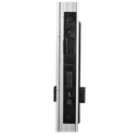 Puerta todo vidrio serie S30 Blanco v5mm con divisor 75 x 210 - Vista Interior Derecha