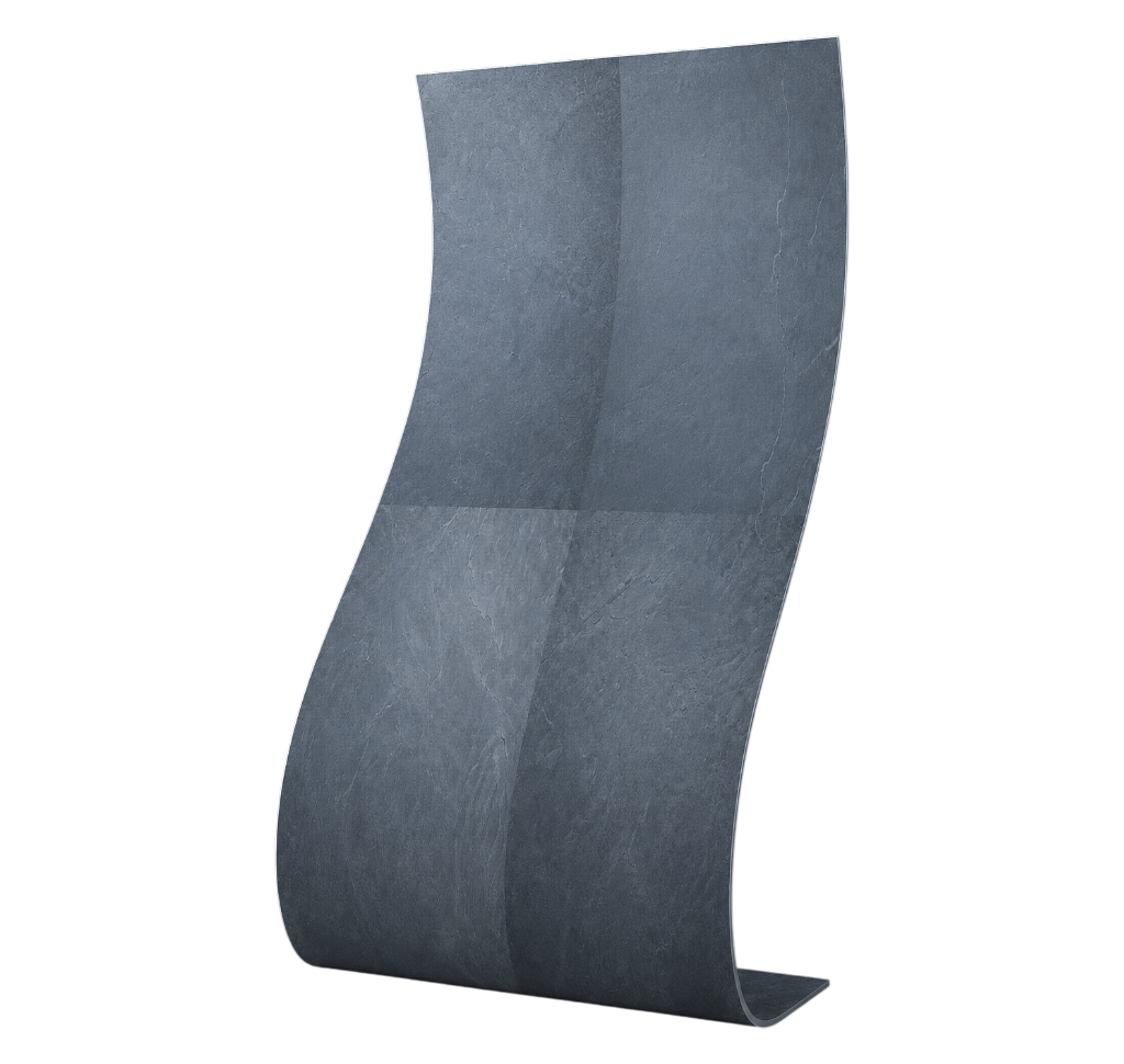 Revestimiento Piedra Natural Stone Flex Negro 1.22m x 61cm x 1/3mm
