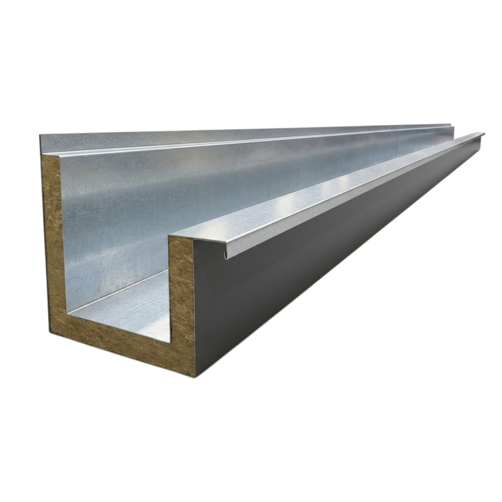 Canalón Doble IsoRoof 50mm x 3m x 150mm  PIR