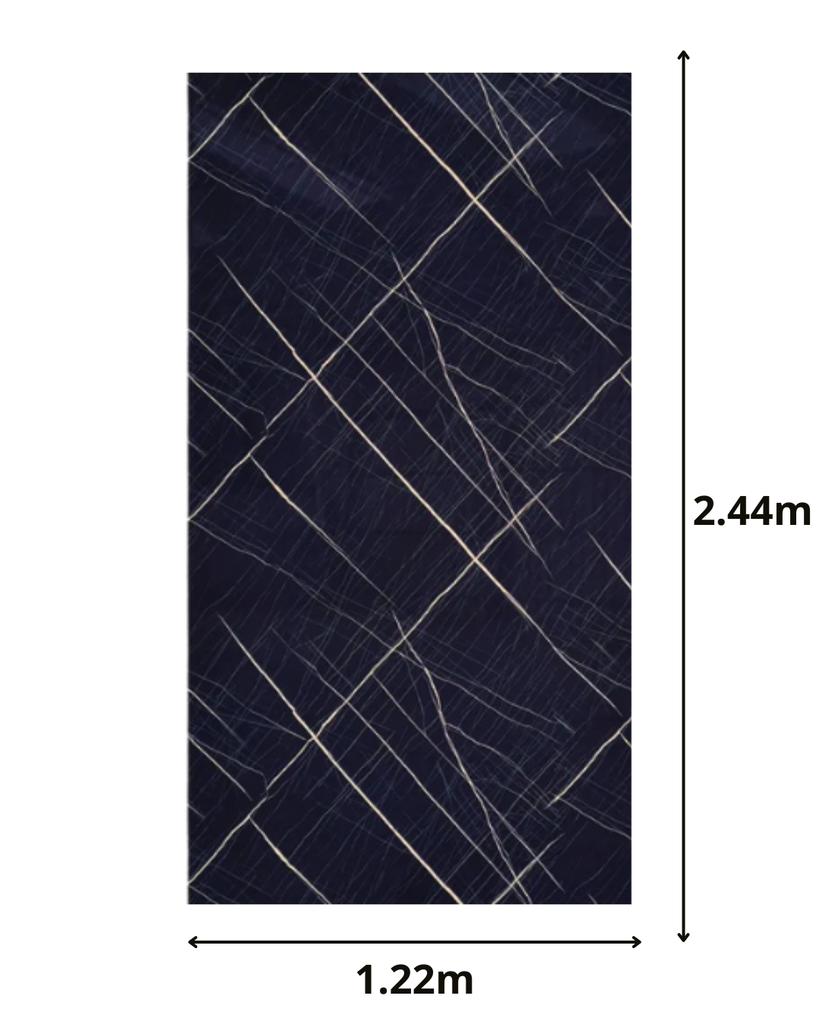 Placa Simil Marmol + Film 3mm x 1.2m x 2.4m 5385