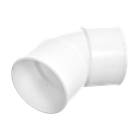 Codo PVC 63mm 90° x 3.2mm Hembra/Hembra - Nicoll