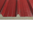 Iso-Panel Techo Trapezoidal 140mm/100mm Terracota Cal25 95cm