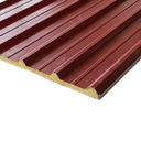Iso-Panel Techo Trapezoidal 140mm/100mm Terracota Cal25 95cm