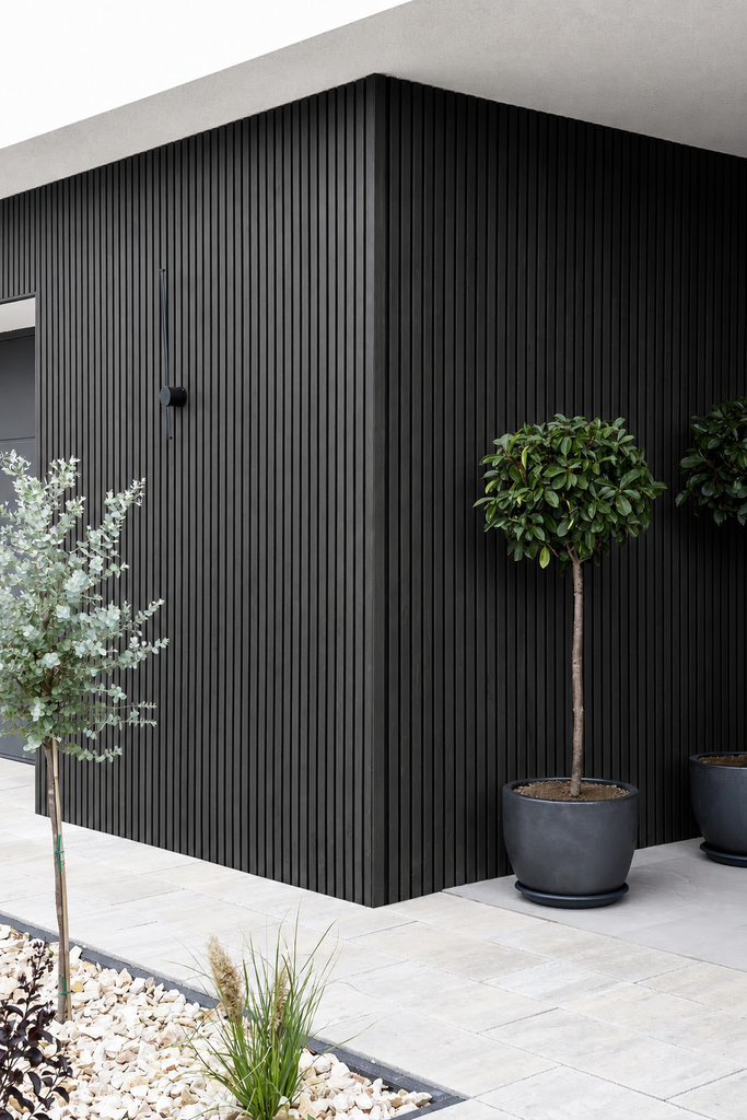 WPC Exterior Negro Cod05 2.9m x 20cm x 2.9cm