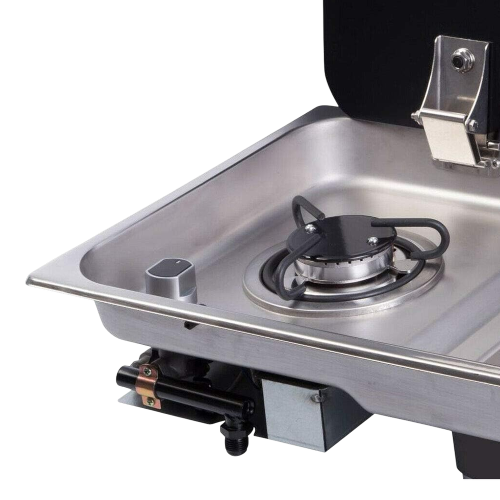 RV Anafe Super Gas 1 Hornalla + Pileta Inoxidable GR-903