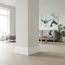 Zócalo Moldura MDF 15 x 70mm x 2.4m Blanco 8882