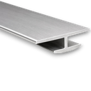 Unión H aluminio plateado p/placas símil mármol 2.45 ML