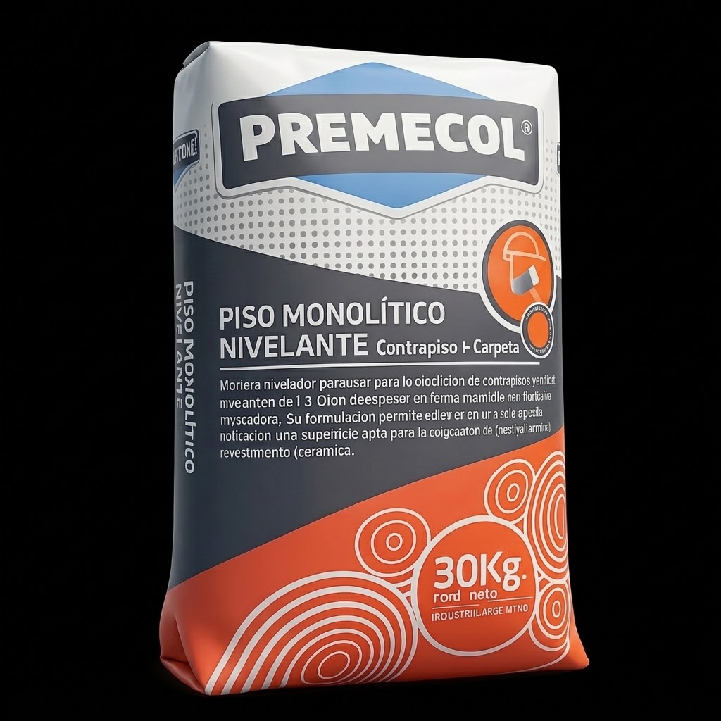 Autonivelante para Pisos Premecol 30Kg Nivelación de Superficies