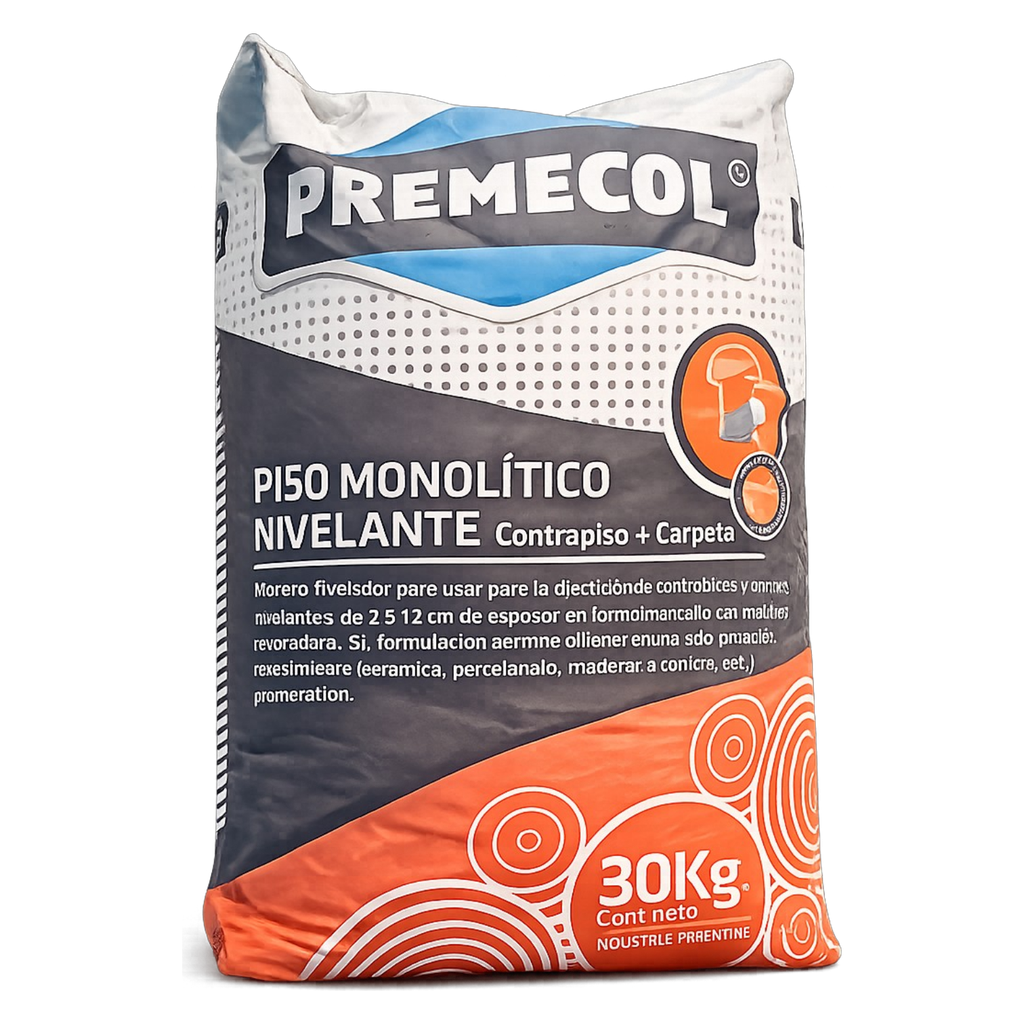 Autonivelante para Pisos Premecol 30Kg Nivelación de Superficies