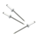 Remache POP Espigado Ciser 4 mm x 12 mm x 100 un Blanco