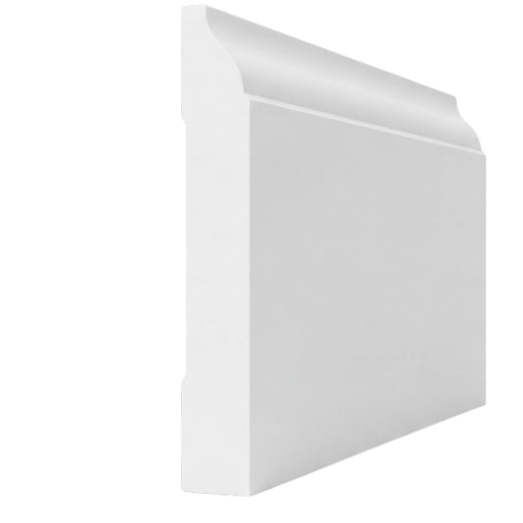 Zócalo 623 MDF 12 x 82 x 3.66mt Blanco